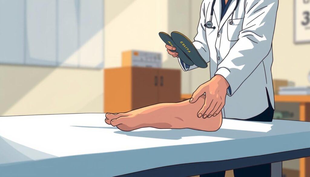 custom orthotics fitting process