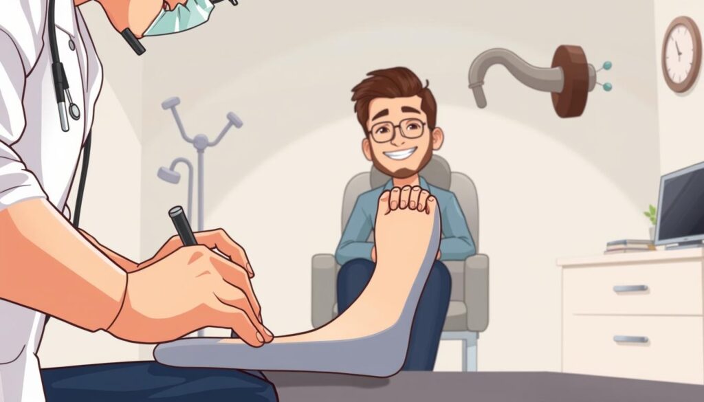 custom orthotics fitting process