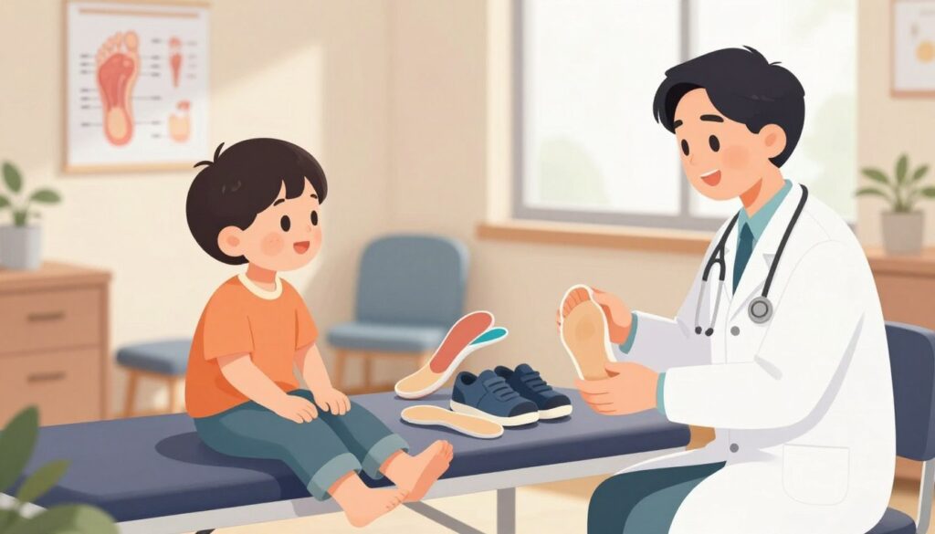children's flat feet treatment options