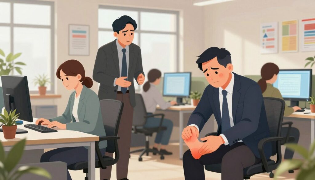 plantar fasciitis office workers