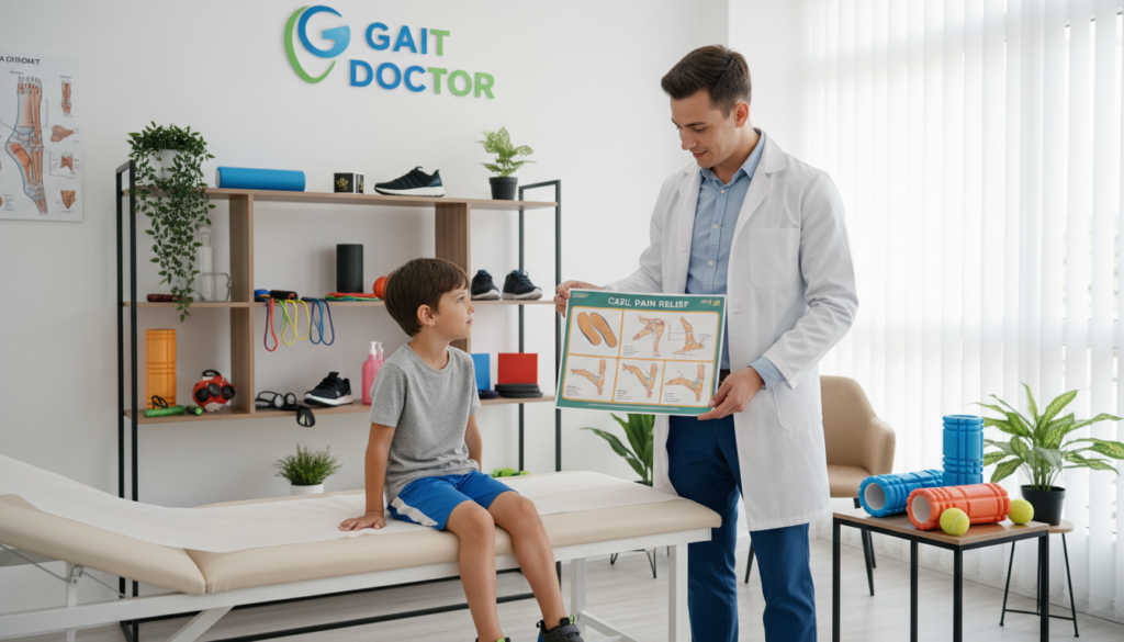 conservative management approaches for Sever's disease