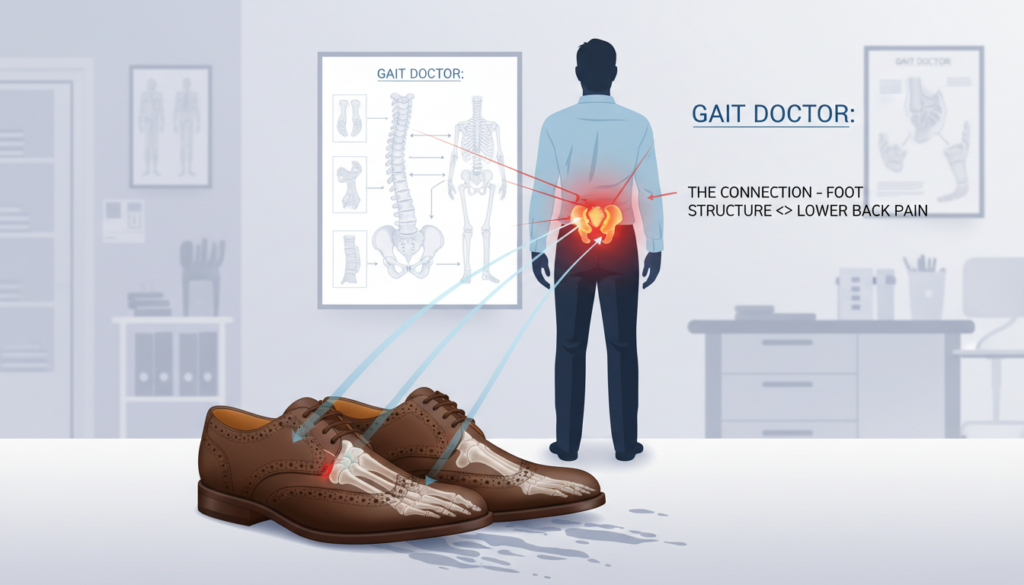 lower back pain and feet