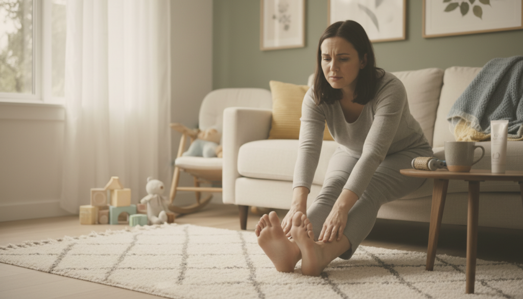 postpartum foot pain